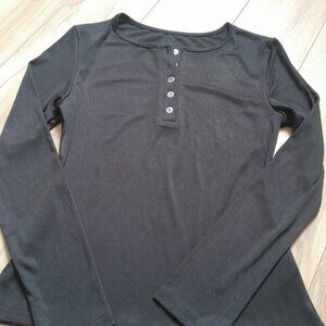 🌟Women's long sleeve henley shirt